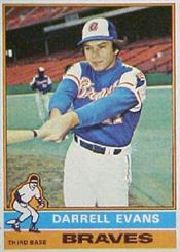 1976 Topps Baseball Cards      081      Darrell Evans